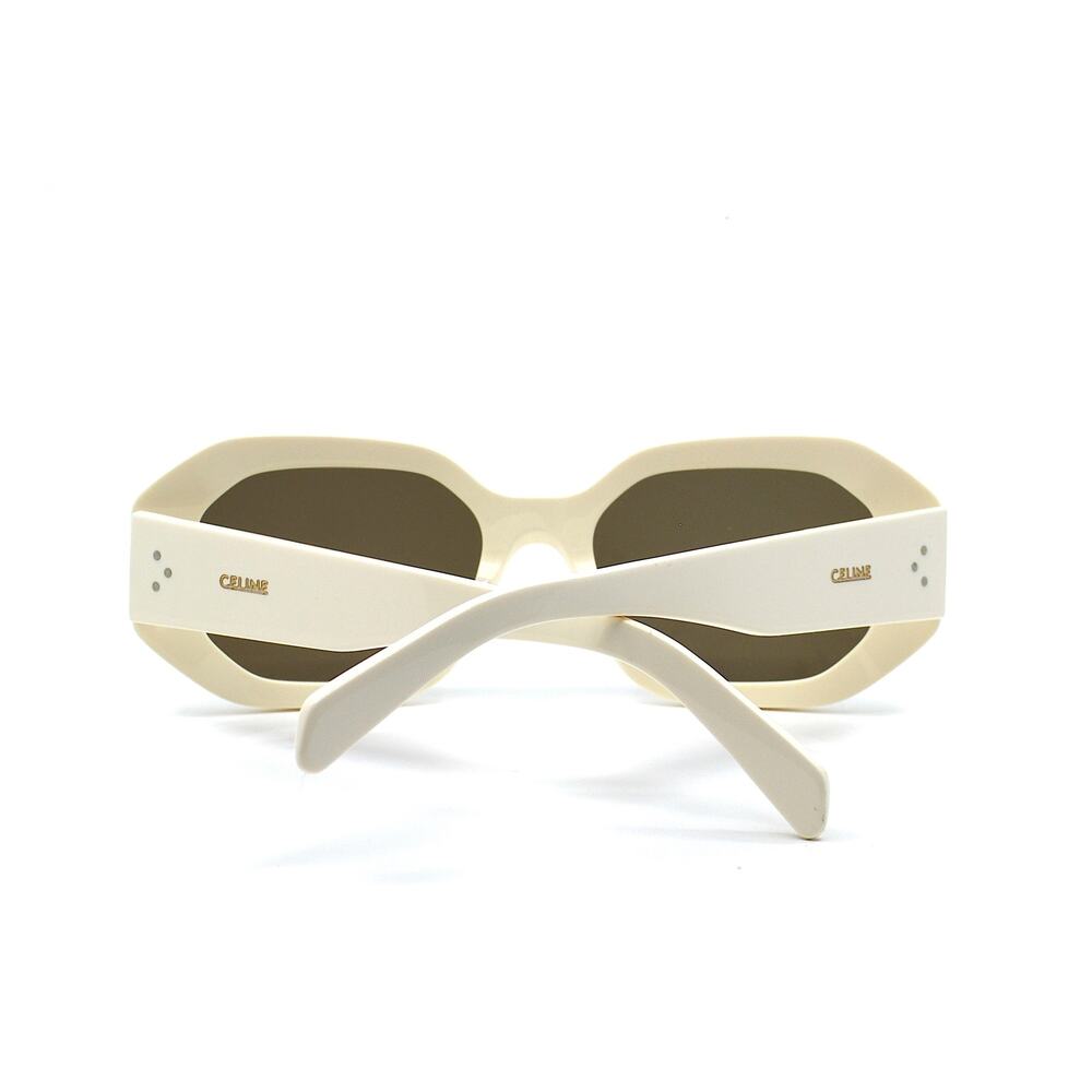NEW CELINE CL40255I 25E IVORY BROWN AUTHENTIC SUNGLASSES - Picture 10 of 12